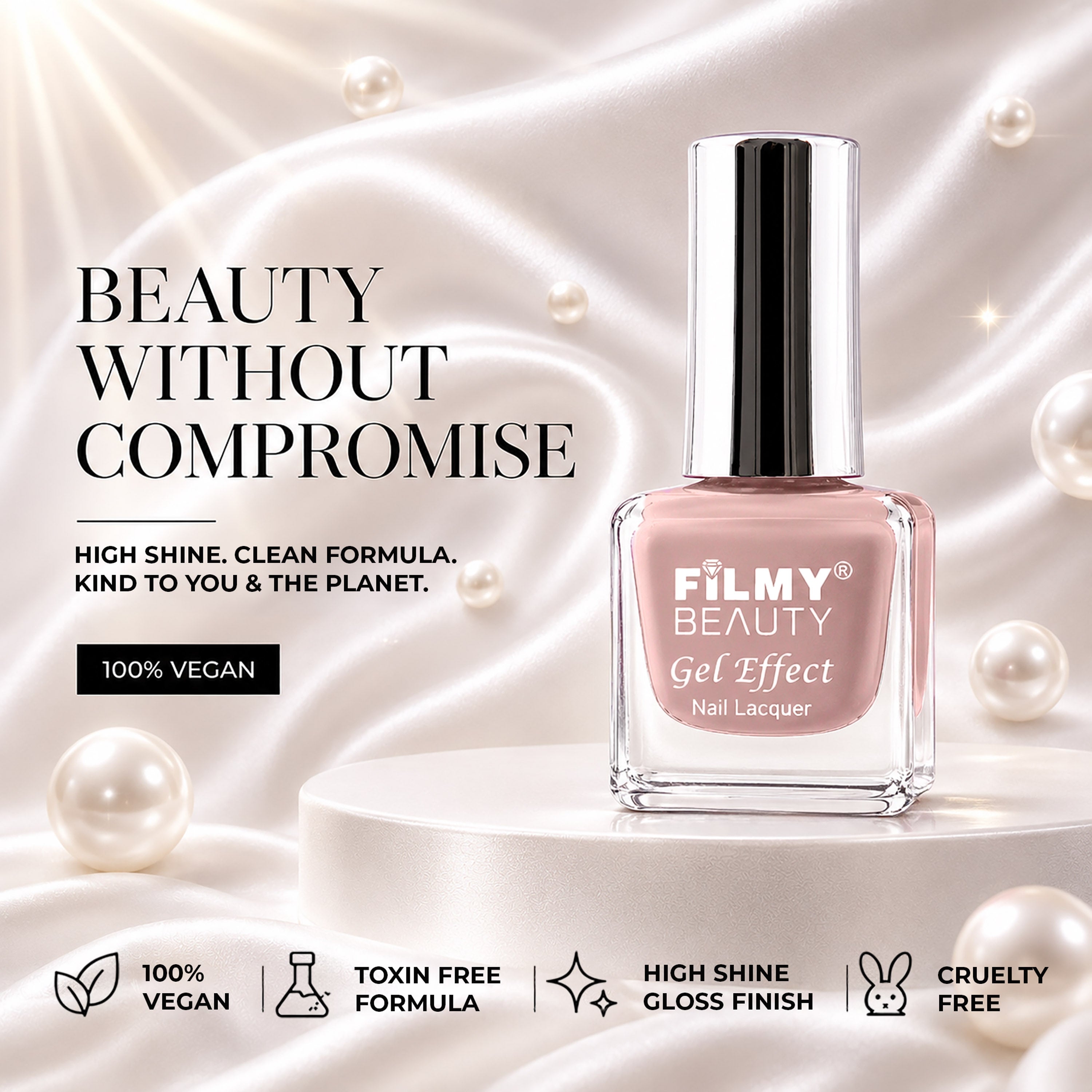 Gel Nail Polish - Nude Heart