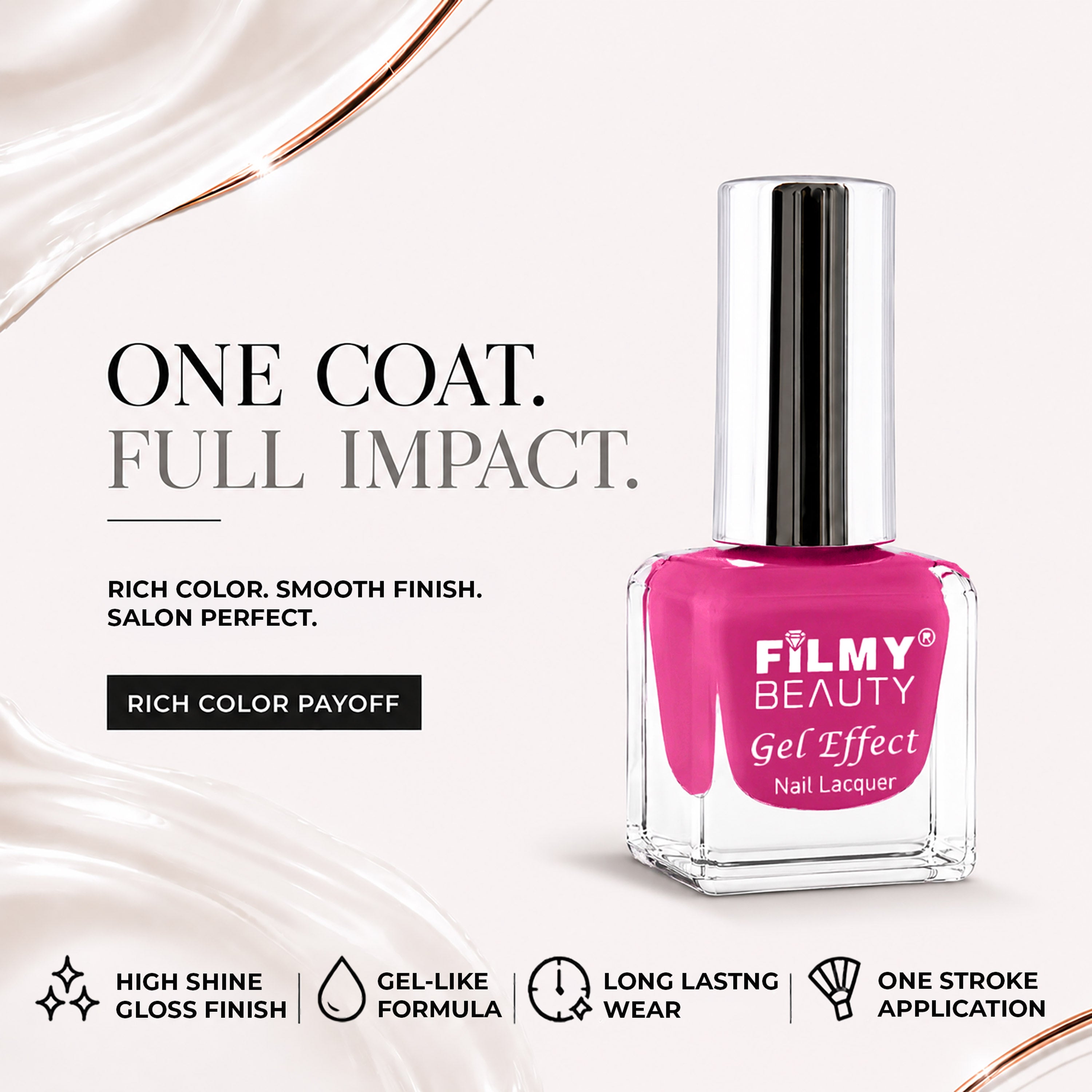 Gel Nail Polish - Cosmo Pink
