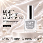 Gel Nail Polish - Silver Drops