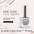 Gel Nail Polish - Silver Drops
