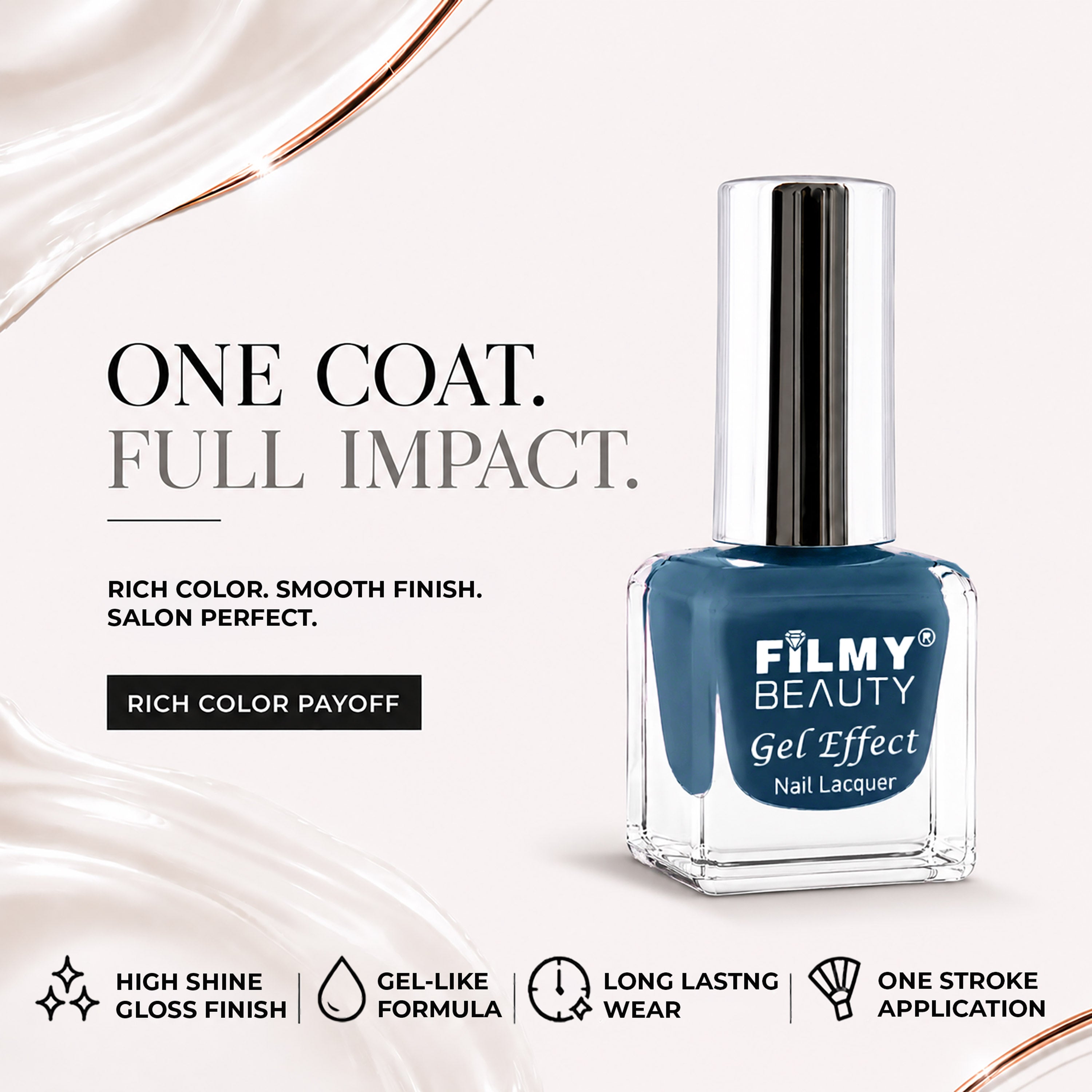 Gel Nail Polish - Blue Luna