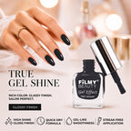 Gel Nail Polish - Black Out