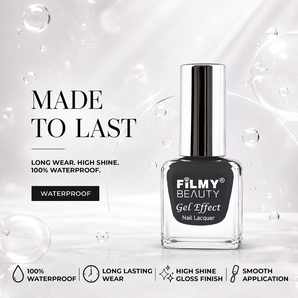 Gel Nail Polish - Black Out