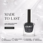 Gel Nail Polish - Black Out