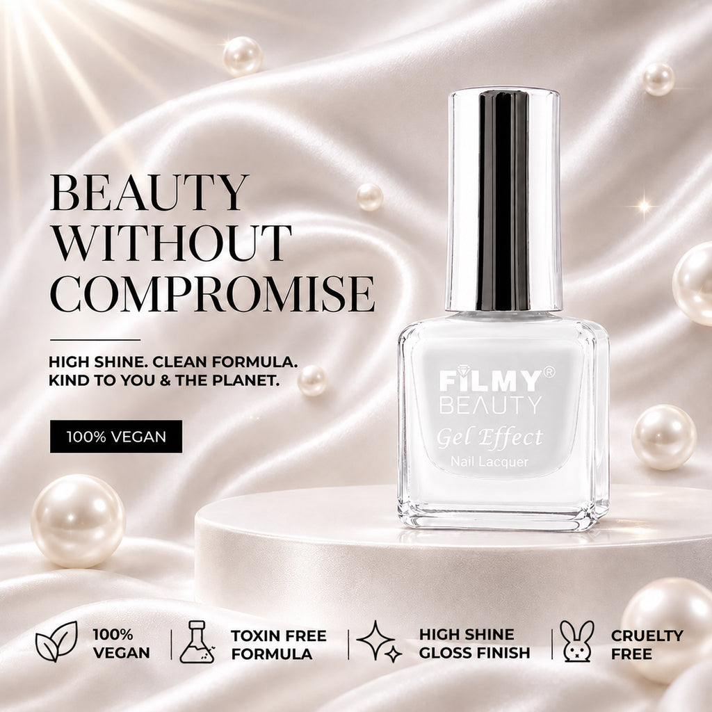 Gel Nail Polish -  White Luster