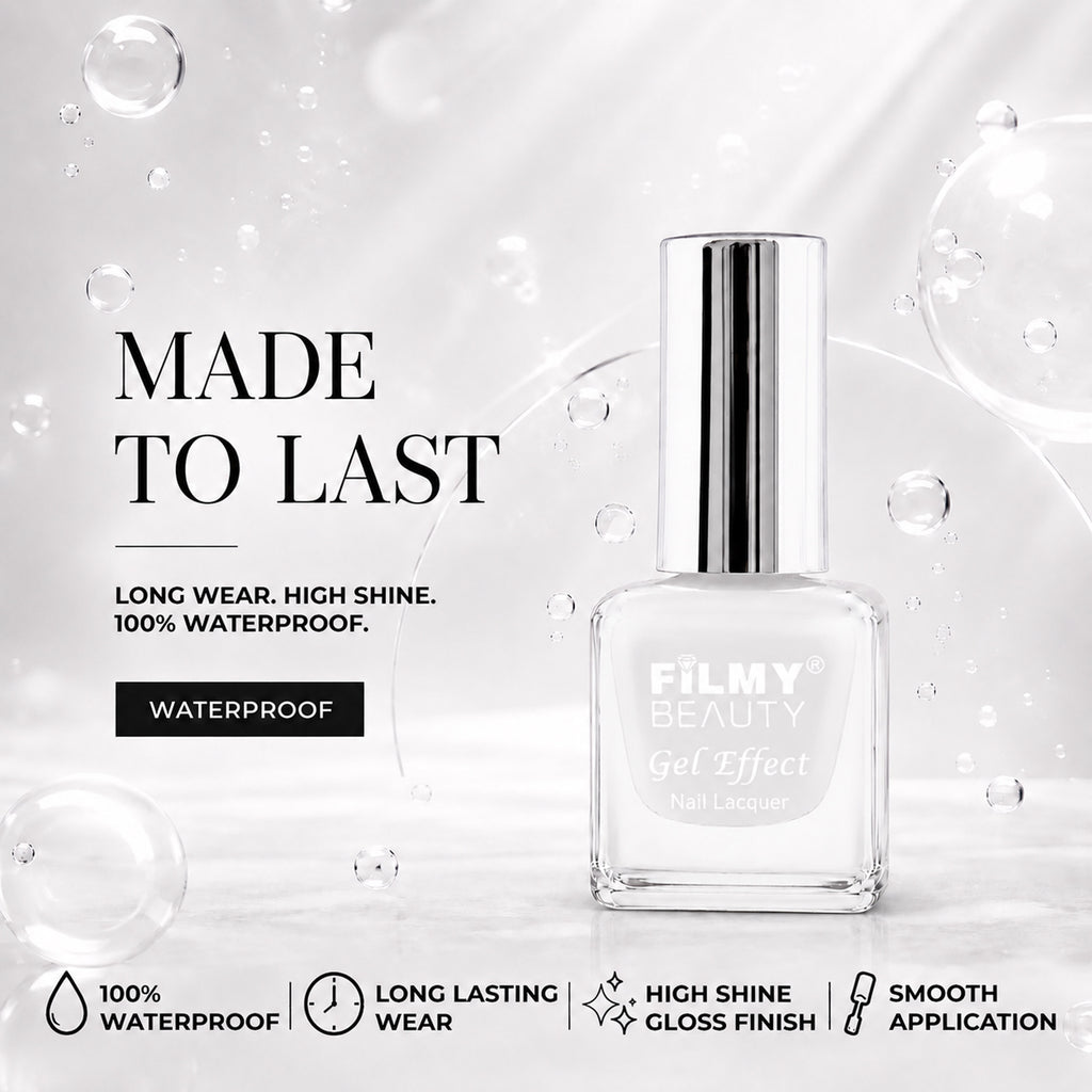 Gel Nail Polish -  White Luster