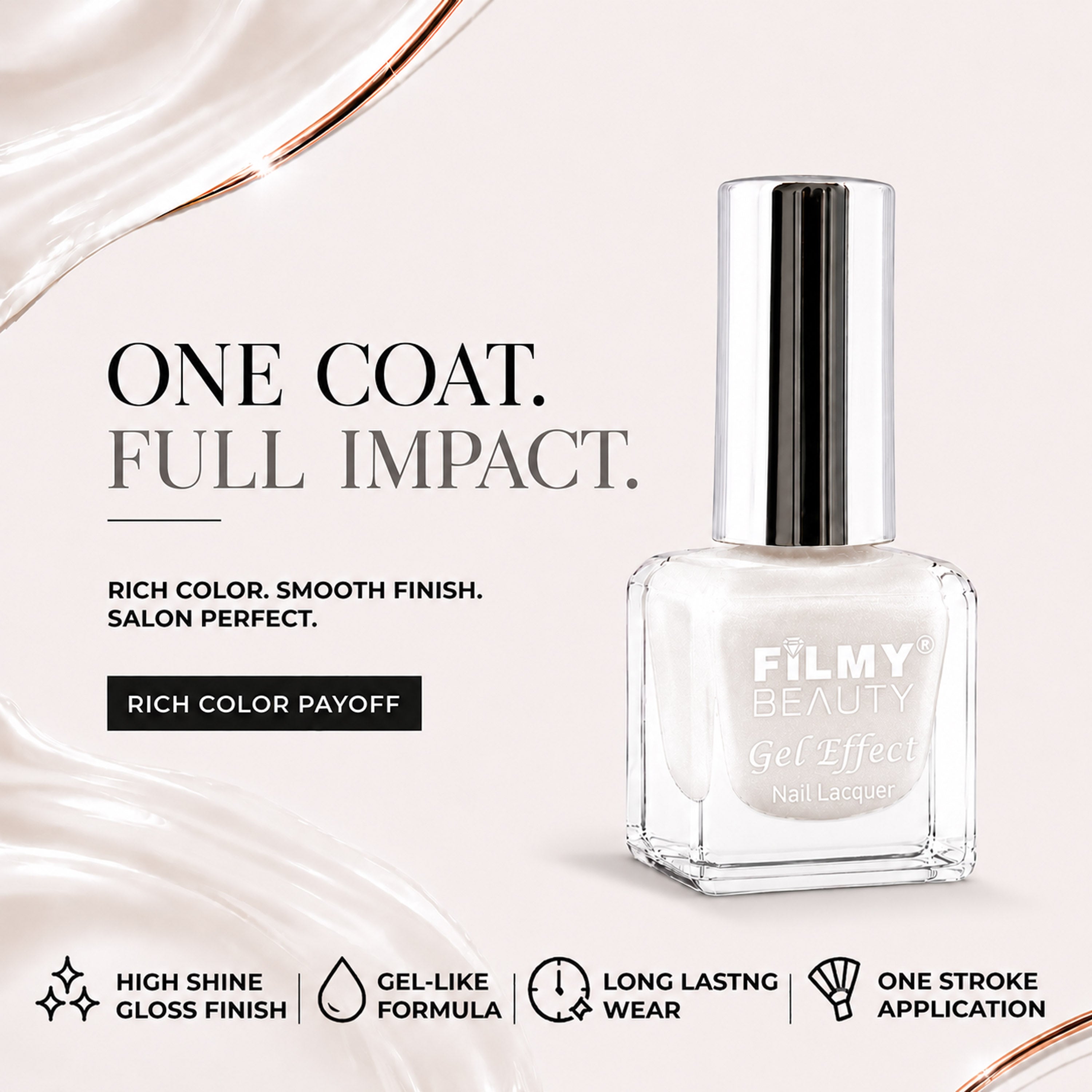 Gel Nail Polish - Pearly Moon