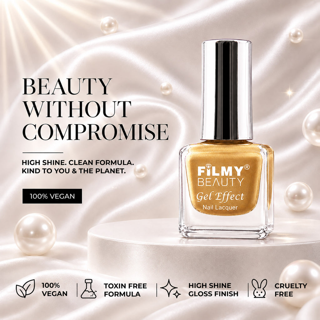 Gel Nail Polish - Gold Glow