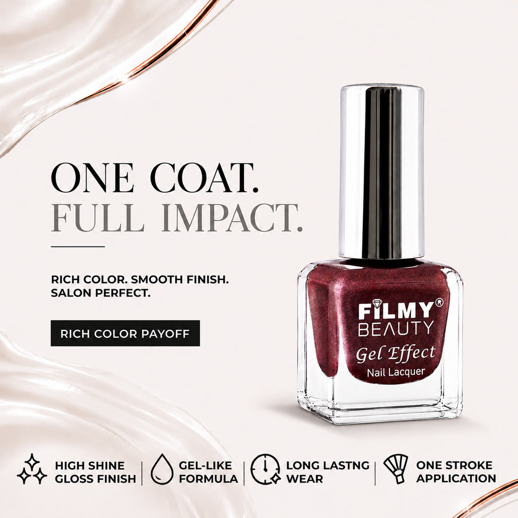 Gel Nail Polish - Bare Maroon