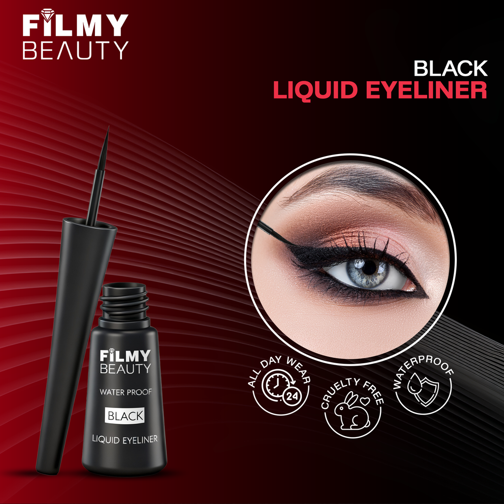 Waterproof Black Liquid Eyeliner