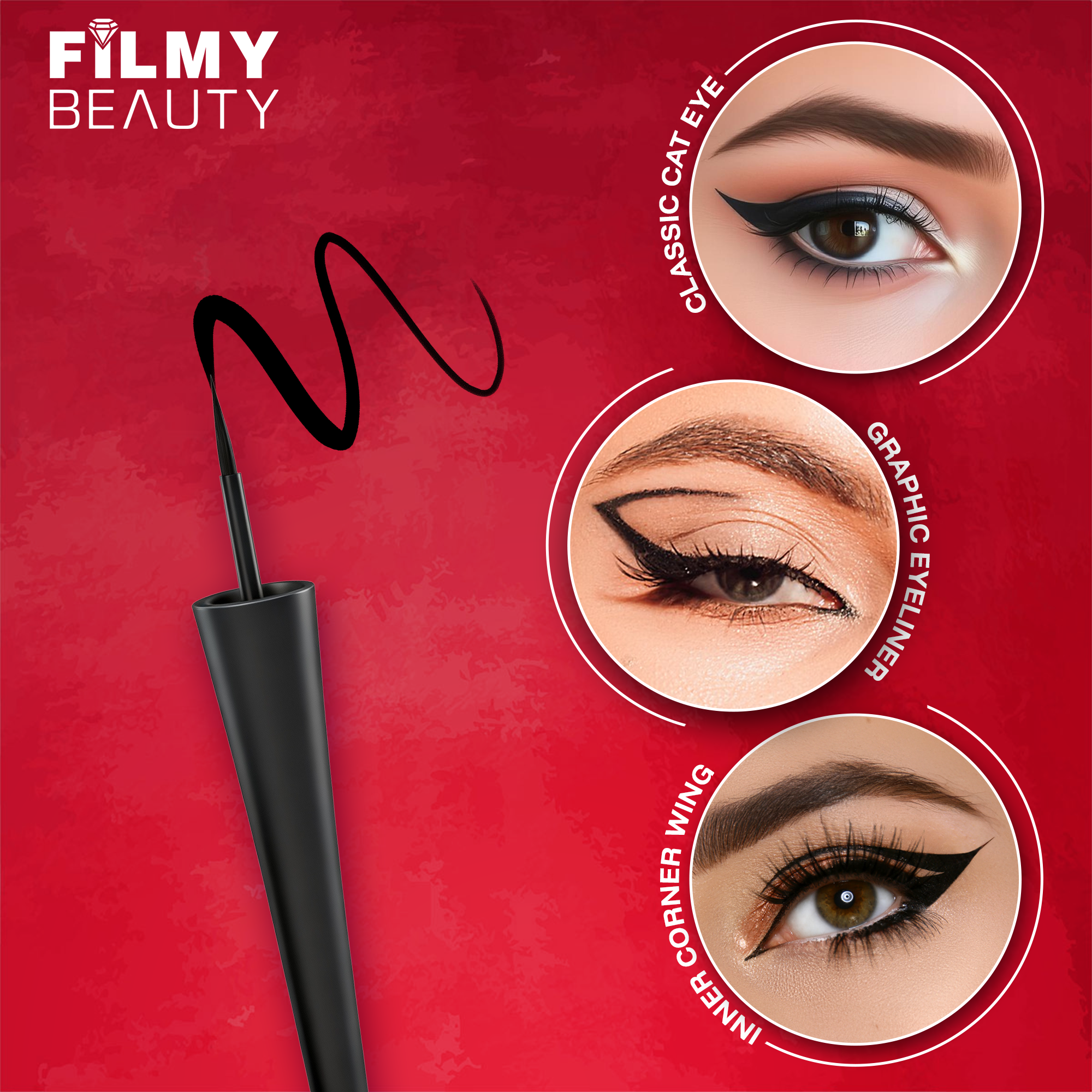 Waterproof Black Liquid Eyeliner